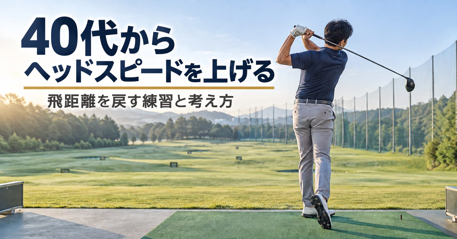 40代からヘッドスピードを上げる