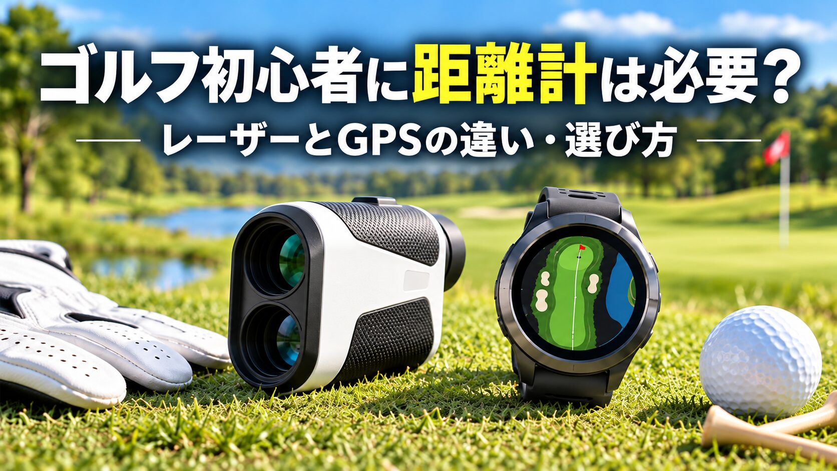 レーザーとGPSの違い・選び方